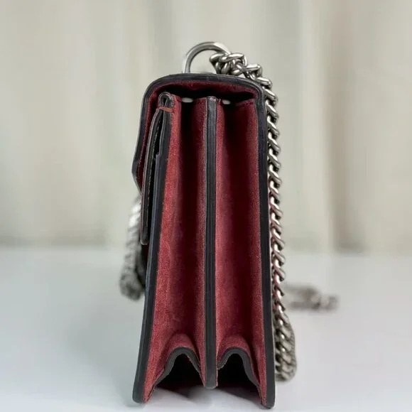 Gucci GG Logo Supreme Medium Flore Dionysus Shoulder Bag with Floral Detailing - Picture 2 of 9